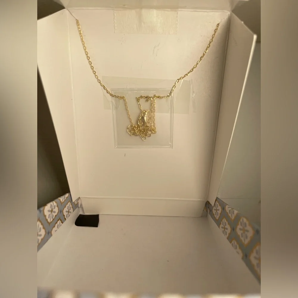 Isabella M. Gold Cross Necklace - Picture 5 of 6